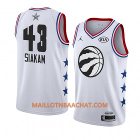 Maillot NBA Toronto Raptors Pascal Siakam 43 2019 All-Star Jordan Brand Blanc Swingman - Homme